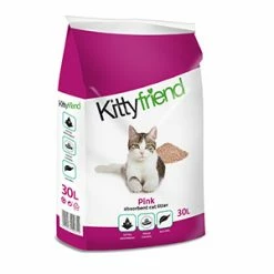 Kitty Friend Cat Litter Pink 30l
