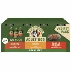 James Wellbeloved Grain Free Adult Turkey, Lamb & Chicken In Loaf 12pk
