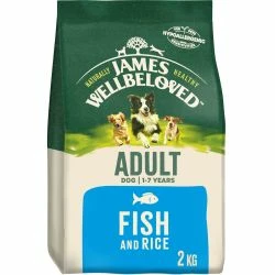 James Wellbeloved Dry Dog Food Adult Fish & Rice 2kg 15kg