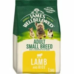 James Wellbeloved Dog Adult Small Breed Lamb & Rice 1.5kg 7.5kg