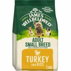 James Wellbeloved Dog Adult Small Breed Turkey & Rice 1.5kg 7.5kg