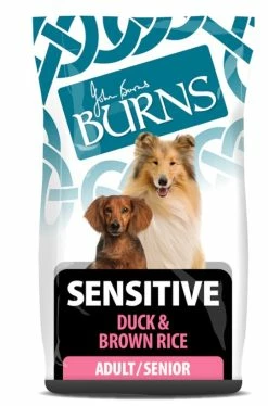Burns Sensitive Duck & Brown Rice Adult Dry Dog Food 2kg,6kg,12kg