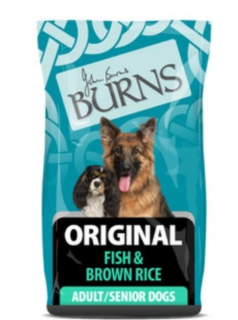 Burns Adult Dry Dog Food Fish & Brown Rice 2kg,6kg,12kg