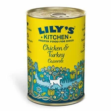 Lilys Kitchen Wet Adult Dog Food Chicken & Turkey Casserole (6 X 400g)