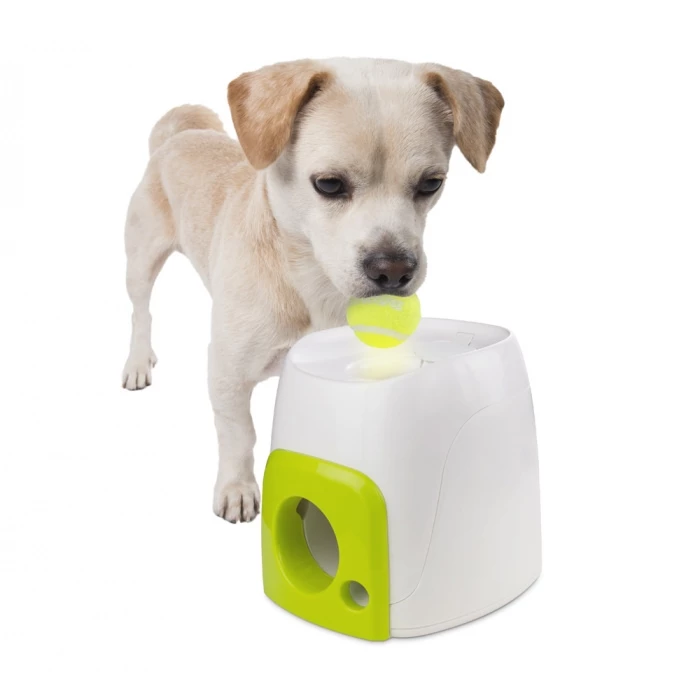 All For Paws Interactives Dog Fetch N Treat Toy Puppy Fetch Ball