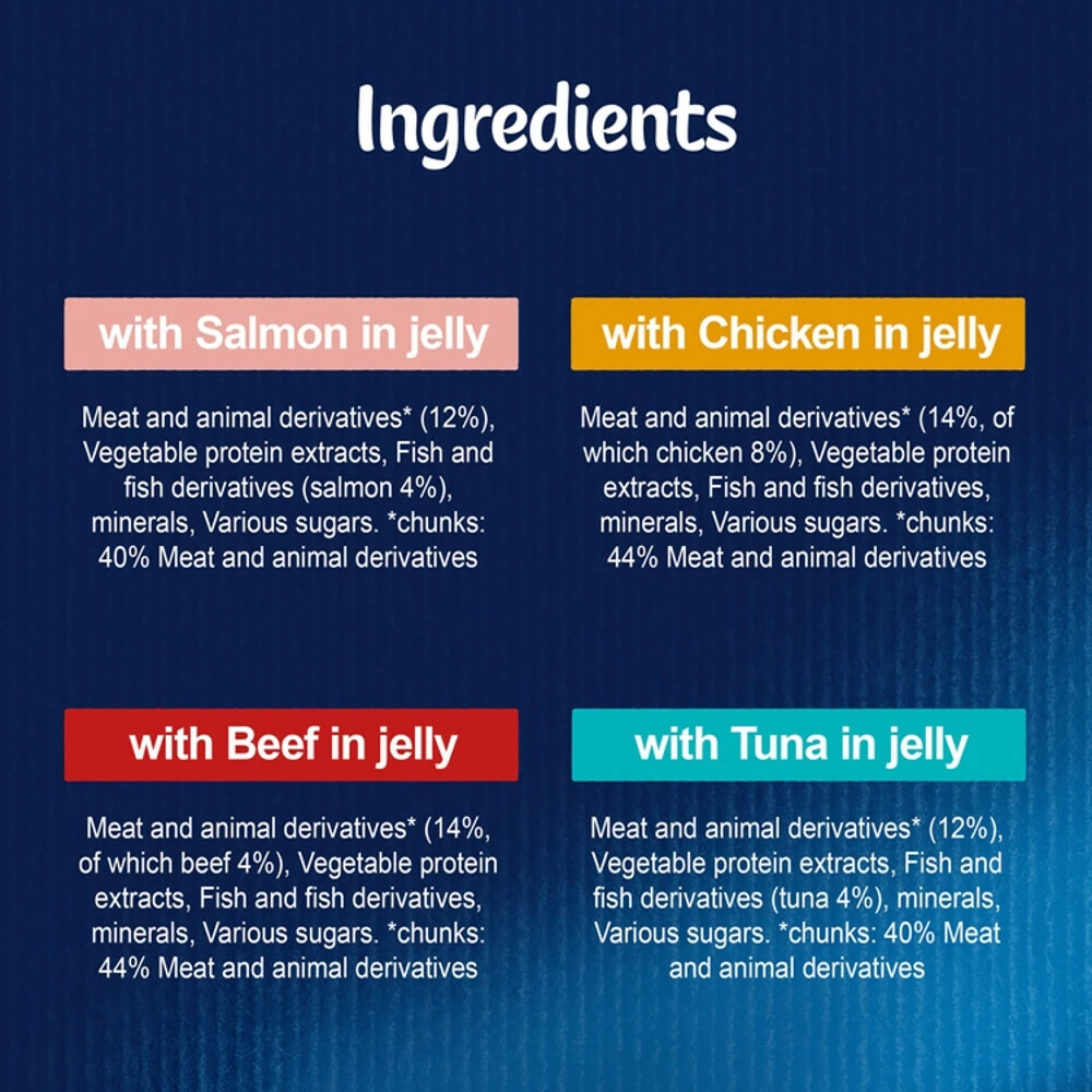 Felix Wet Cat Adult Food AGAIL Mixed Selection In Jelly 40 Pack - Image 6