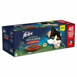 Felix Cat Wet Food Naturally Delicious Country Side In Jelly 40X80g