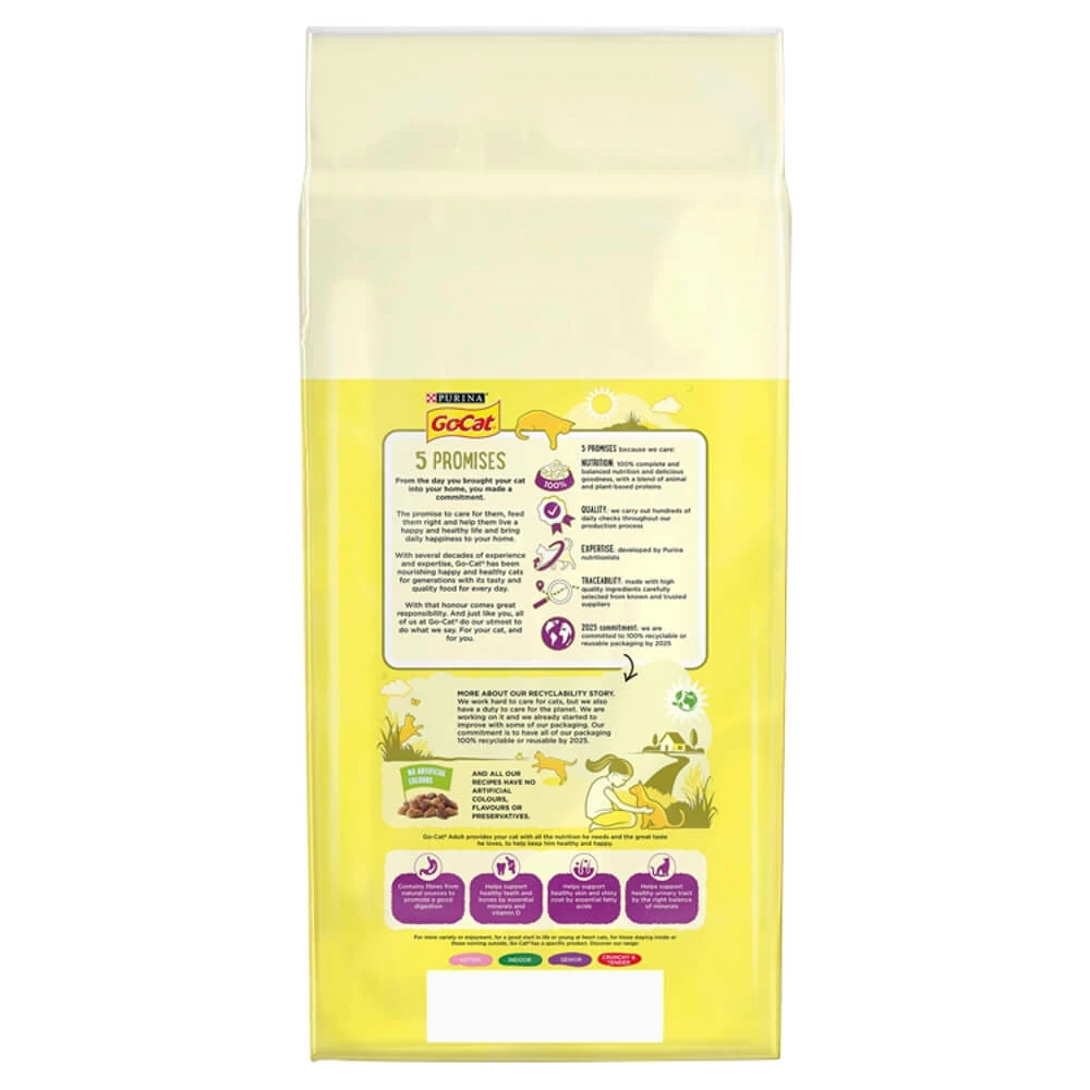 Go-Cat Adult Dry Cat Food Chicken & Duck 10kg - Image 3