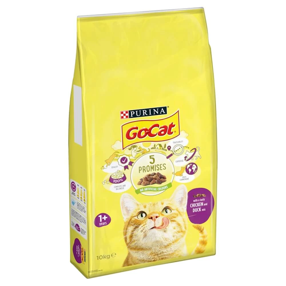 Go-Cat Adult Dry Cat Food Chicken & Duck 10kg - Image 2