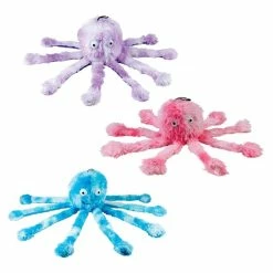 Gor Reef Octopus Dog Toy Squeak Crinkly Plush Baby Mommy Daddy Big Daddy