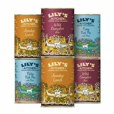 Lilys Kitchen Wet Adult Dog Food Grain Free 6 X 400g Multi Pack