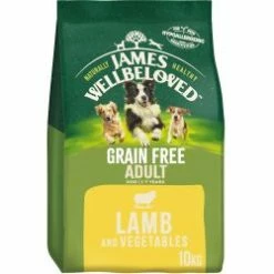 James Wellbeloved Dog Adult Grain Free Lamb & Vegetables 10kg