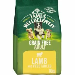 James Wellbeloved Dog Adult Grain Free Lamb & Vegetables 10kg