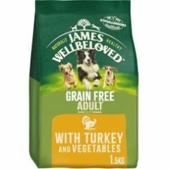James Wellbeloved Dog Adult Grain Free Turkey & Vegetables 1.5kg 10kg