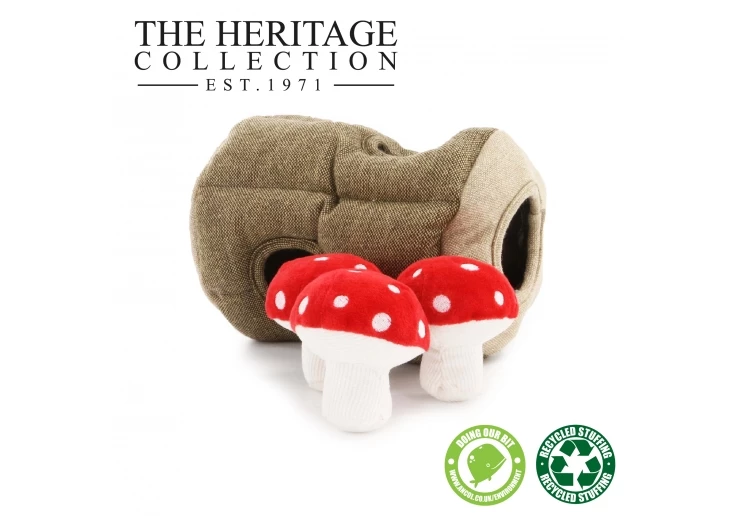 Ancol Heritage Mushroom Tree Play & Hide Dog Toy