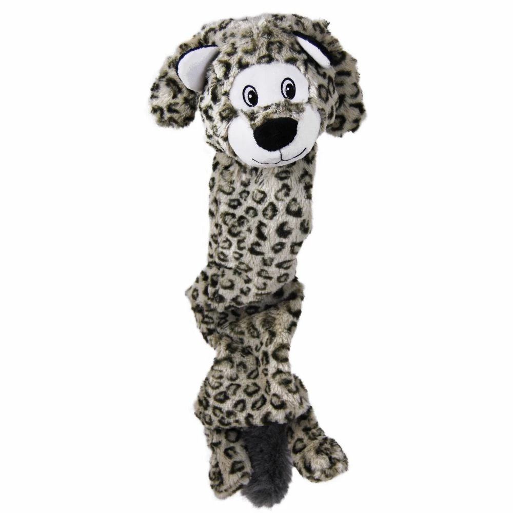 KONG Stretchezz Jumbo Snow Leopard – Xlarge Dog Toy
