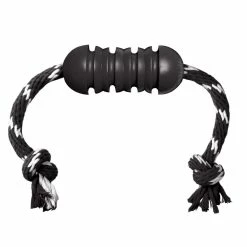 KONG Dental With Rope Extreme Rubber Dog Toy Tough Strong