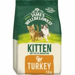 James Wellbeloved Dry Kitten Food Turkey & Rice 1.5kg