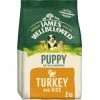 James Wellbeloved Dry Dog Food Puppy Turkey & Rice 2kg 15kg