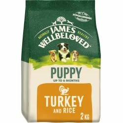 James Wellbeloved Dry Dog Food Puppy Turkey & Rice 2kg 15kg