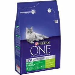 Purina One Dry Cat Food Indoor Turkey 750g Or 2.8kg
