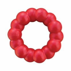 KONG Classic Rubber Ring Dog Toy Tough Durable Long Lasting