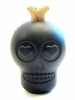 SodaPup MKB Skull Treat Dispenser Chew Toy Large