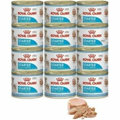 12 Royal Canin Starter Soft Mousse Mother & Baby Dog Food Transition Weaning 195g