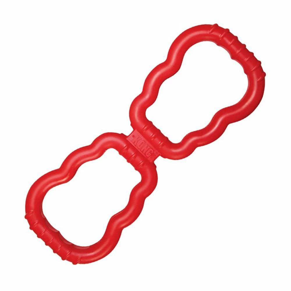 KONG Tug Toy For Dogs Interactive Play Durable Stretchy Rubber Tug Of War - Image 2