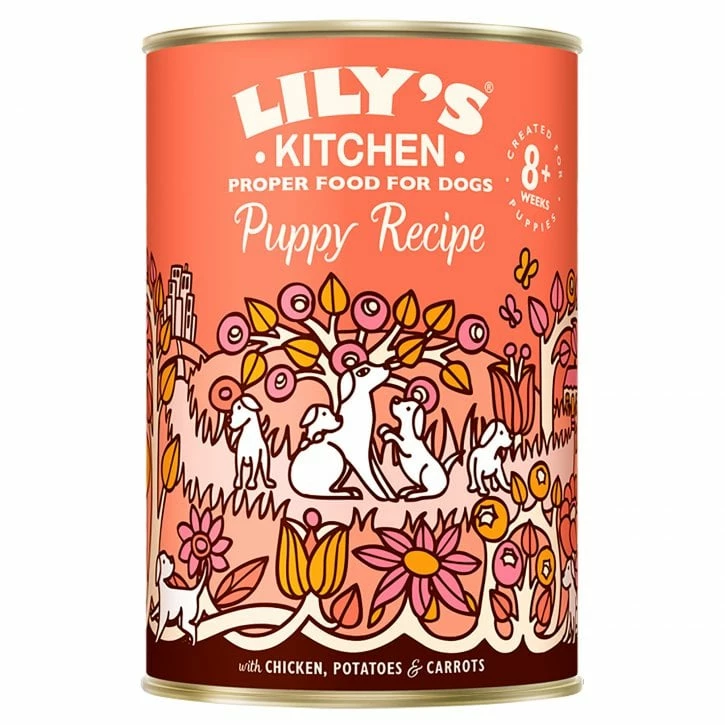 Lilys Kitchen Wet Puppy Food Chicken Puppy Recipe 6 X 400g